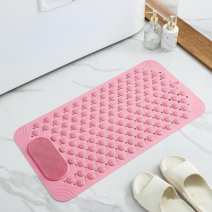 Sanzbae Non Slip Bath Mat for Tub & Shower with 200+ Suction Cups