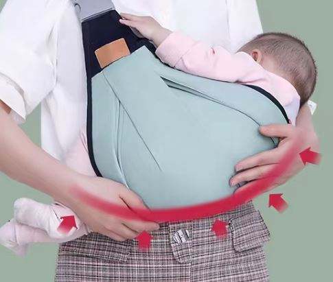Baby Ring Sling Carrier – Multifunctional Toddler Wrap for Comfortable Hands-Free Carrying
