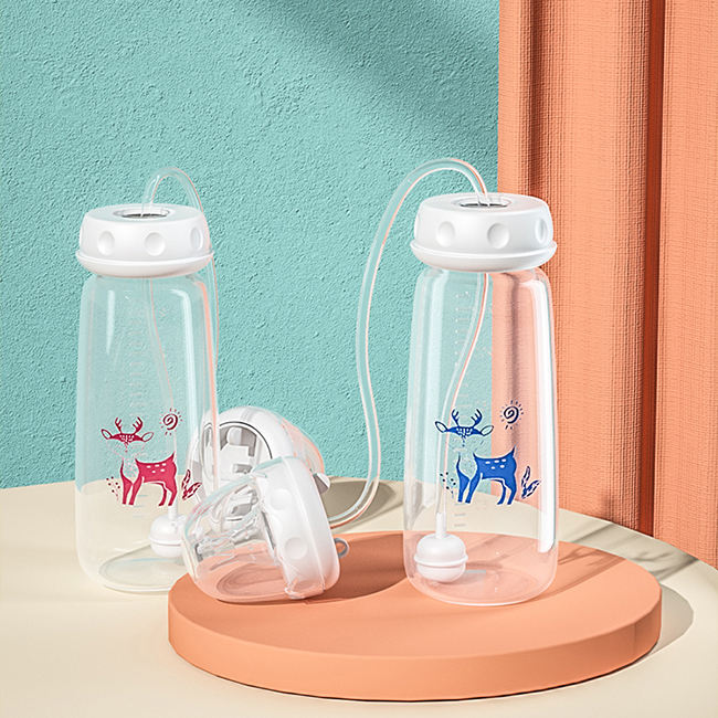 FreeFeed™ Hands-Free Baby Bottle – Anti-Colic Self-Feeding Baby Bottle for Newborns & Infants, Comfortable Feeding Solution for Busy Parents & Nighttime Feedings
