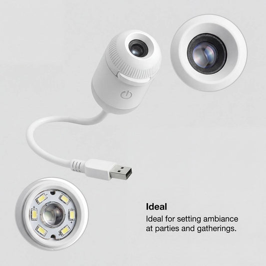 2-in-1 Star Projector Night Light – 360° Rotating Galaxy Projector with Touch Control, Adjustable Brightness, USB Powered Kids Night Lamp for Bedroom, Nursery & Home Decor