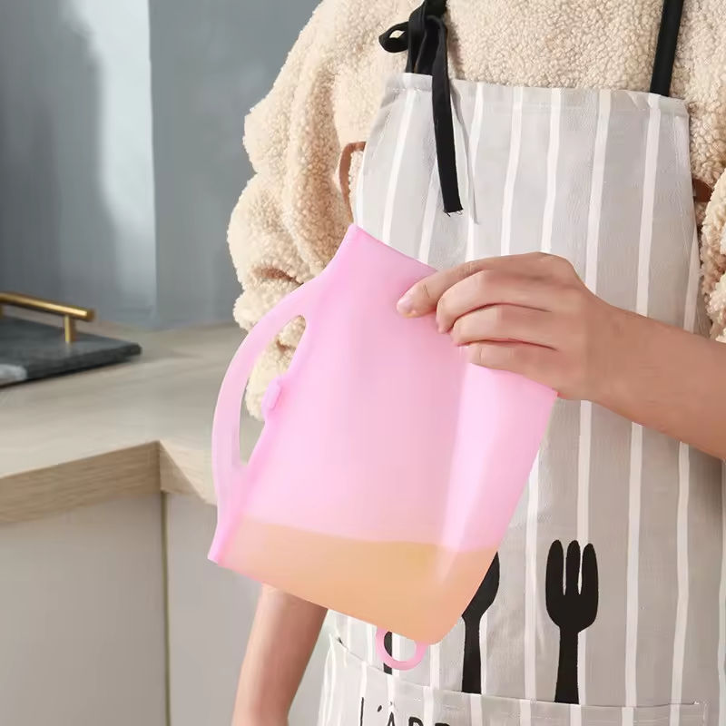 Reusable Silicone Food Bags for Meal Prep, Freezer Storage, Snacks & Produce