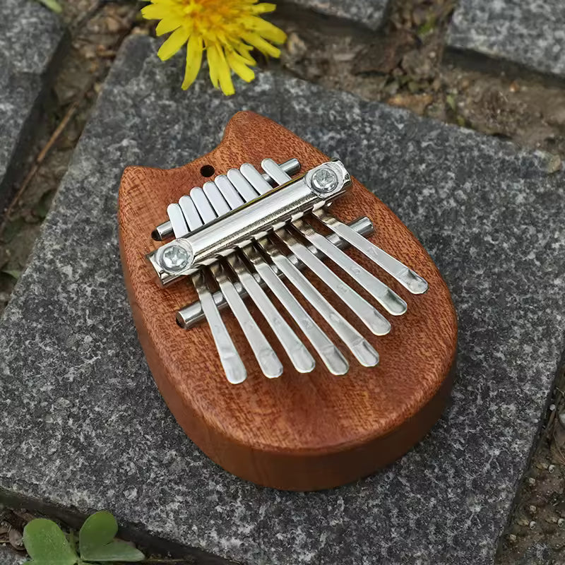 8-Key Mini Kalimba Thumb Piano – Portable Finger Harp for Beginners & Kids