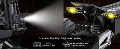 T10 900W Off-Road Electric Scooter for Adults – Foldable All-Terrain E-Scooter with 48V Battery, 11-Inch Tires, Long-Range Commuter Scooter