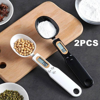 Sanzbae™ Digital Measuring Spoon Scale – Precision Kitchen Food Scale with LCD Display, 0.1g Accuracy, Tare Function, Coffee Scoop & Portion Control Tool