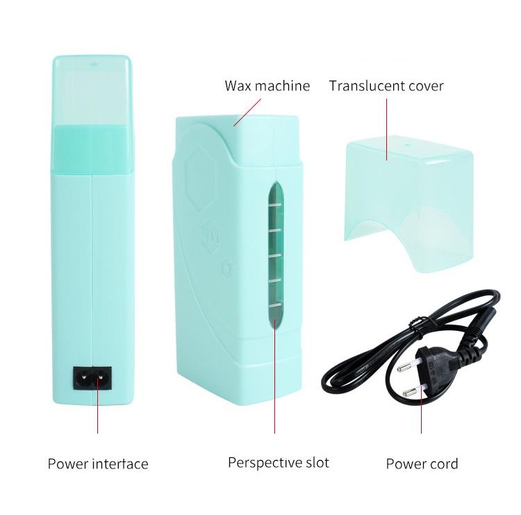 Women’s Electric Wax Heater Kit – Roll-On Sugar Wax Warmer for Face & Body Hair Removal | Smooth Skin Depilatory System (JP Plug)