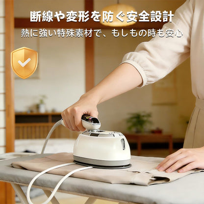 Sanzbae 2-in-1 Portable Steam Iron for Travel & Home