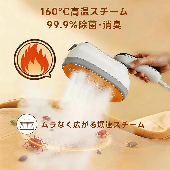Sanzbae 2-in-1 Portable Steam Iron for Travel & Home