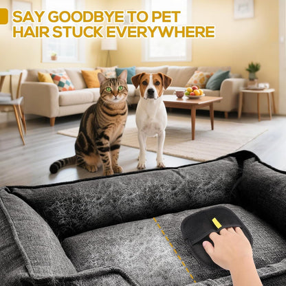 Reusable Pet Hair Remover Glove for Dogs, Cats, Clothes & Furniture