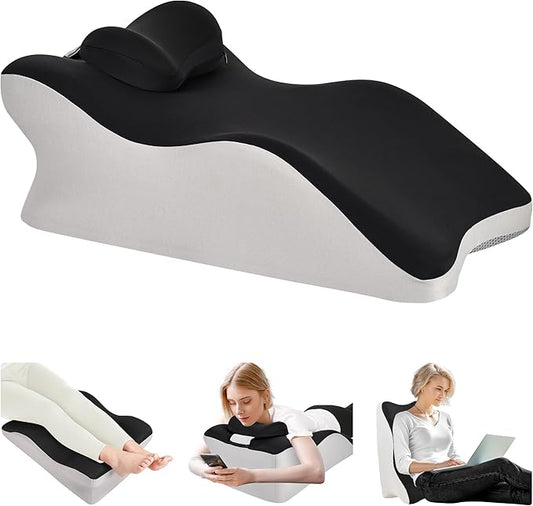 Ergonomic Memory Foam Cushion Pillow for Home, Office & Travel Support