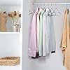 Heavy Duty Metal Hangers, 10 Pack Traceless Non-Slip Clothes Hangers for Closet Organization