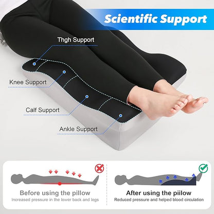 Ergonomic Memory Foam Cushion Pillow for Home, Office & Travel Support