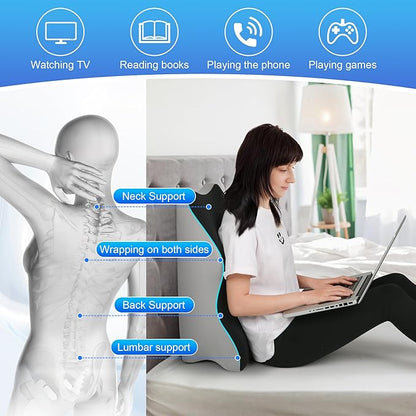 Ergonomic Memory Foam Cushion Pillow for Home, Office & Travel Support