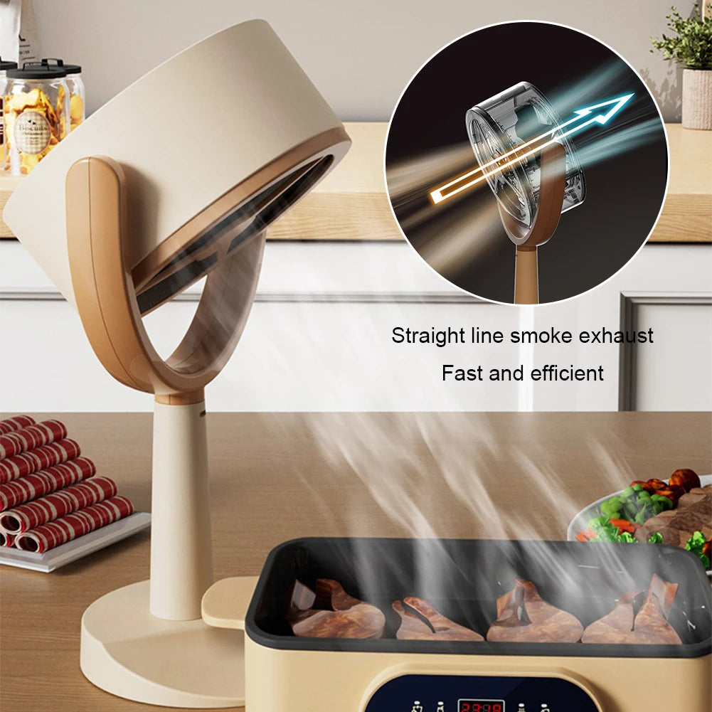 🏠 MINI Electric Kitchen Range Hood – Compact Desktop Exhaust Fan for Cleaner Cooking