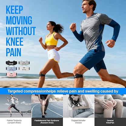 Sanzbae™ Adjustable Knee Support Brace – Compression Knee Sleeve for Pain Relief, Joint Stability, Sports, Running, Gym & Everyday Knee Protection