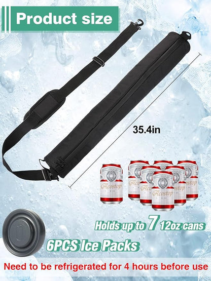 SANZBAE Golf Cooler Bag, 12 Can Insulated Cooler for Golf Cart & Push Cart