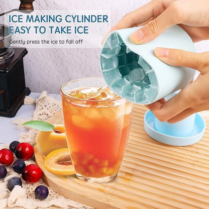 Mini Silicone Ice Cube Tray for Drinks, Cocktails & Iced Coffee