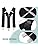 Clip-On Men’s Suspenders, Adjustable Y-Back Elastic Suspenders with Metal Clips