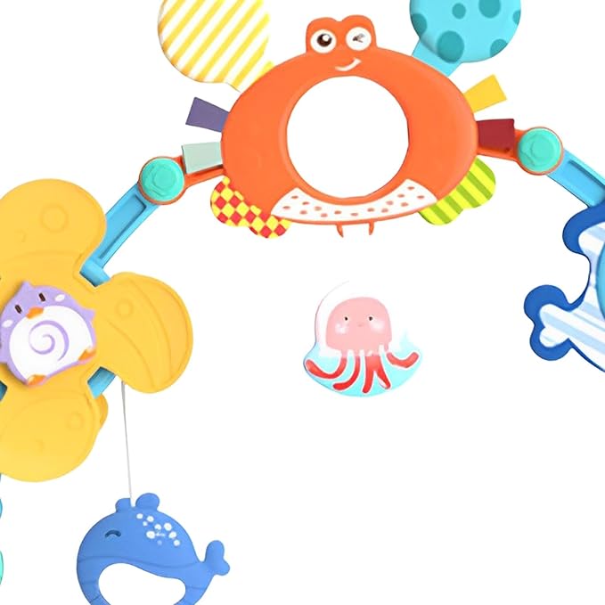 SANZBAE Baby Play Arch Toy Bar for Stroller, Bouncer & Playmat