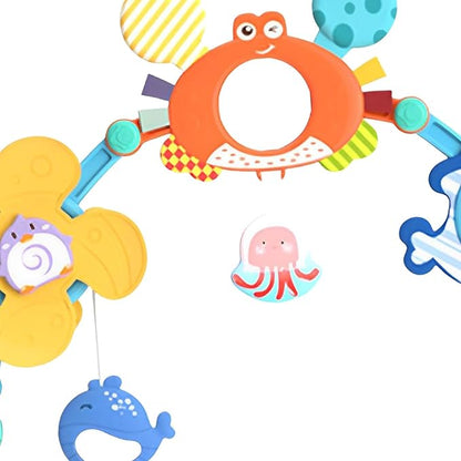 SANZBAE Baby Play Arch Toy Bar for Stroller, Bouncer & Playmat