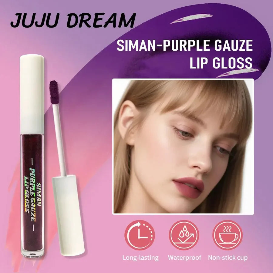 JUJU Dream Peel Off Lip Stain Set, Hydrating Long-Lasting Pink Lip Tint