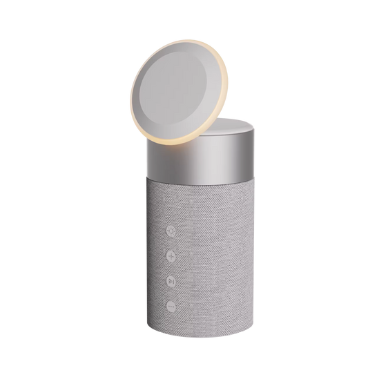 Viral 5-in-1 Smart Desk Gadget – Wireless Charger, Bluetooth Speaker & Night Light