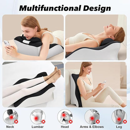Ergonomic Memory Foam Cushion Pillow for Home, Office & Travel Support