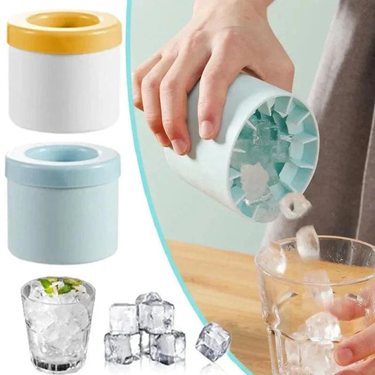 Mini Silicone Ice Cube Tray for Drinks, Cocktails & Iced Coffee