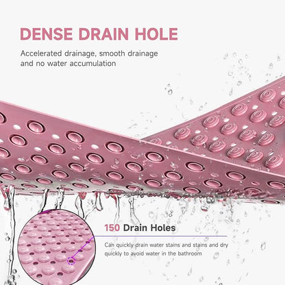 Sanzbae Non Slip Bath Mat for Tub & Shower with 200+ Suction Cups