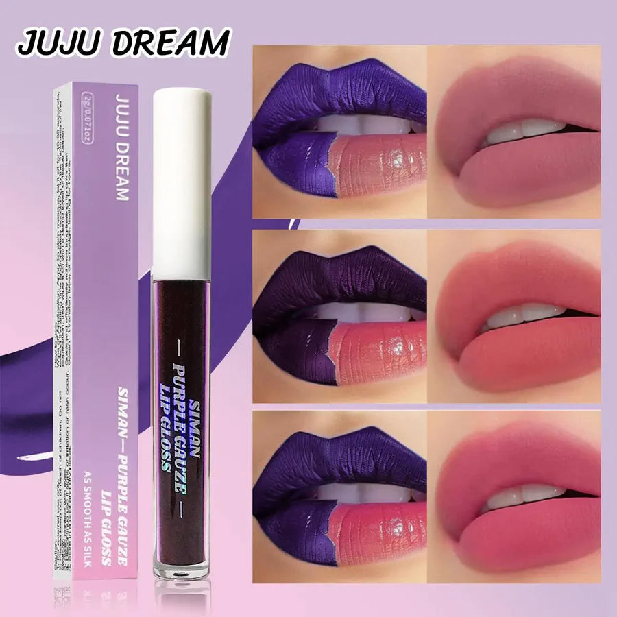 JUJU Dream Peel Off Lip Stain Set, Hydrating Long-Lasting Pink Lip Tint