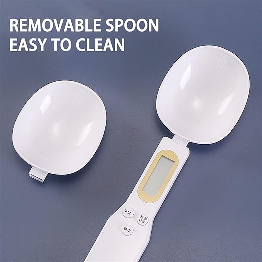 Sanzbae™ Digital Measuring Spoon Scale – Precision Kitchen Food Scale with LCD Display, 0.1g Accuracy, Tare Function, Coffee Scoop & Portion Control Tool