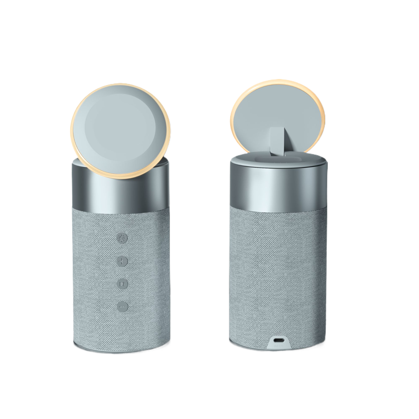 Viral 5-in-1 Smart Desk Gadget – Wireless Charger, Bluetooth Speaker & Night Light