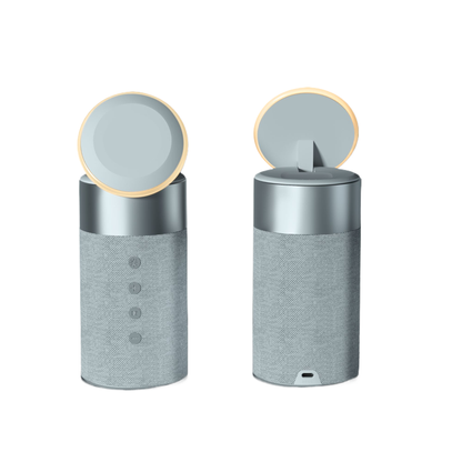Viral 5-in-1 Smart Desk Gadget – Wireless Charger, Bluetooth Speaker & Night Light