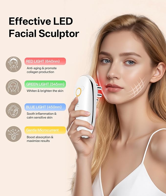 Windaily AM-820 Body Sculpting Massager – Cellulite Reduction & Lymphatic Drainage Machine | EMS Face & Body Slimming Device | Cupping & Gua Sha Home Spa Tool | Anti-Aging Skin Tightening Massager (Cordless, Rechargeable)
