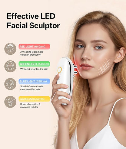 Windaily AM-820 Body Sculpting Massager – Cellulite Reduction & Lymphatic Drainage Machine | EMS Face & Body Slimming Device | Cupping & Gua Sha Home Spa Tool | Anti-Aging Skin Tightening Massager (Cordless, Rechargeable)