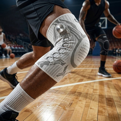 Knee Support Brace for Running, Workouts & Daily Movement with Anti-Slip Compression