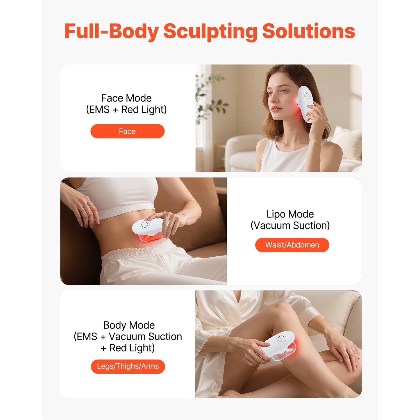 Windaily AM-820 Body Sculpting Massager – Cellulite Reduction & Lymphatic Drainage Machine | EMS Face & Body Slimming Device | Cupping & Gua Sha Home Spa Tool | Anti-Aging Skin Tightening Massager (Cordless, Rechargeable)