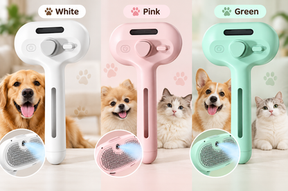 Pet Mist Grooming Brush for Dogs &  Cats 🐾