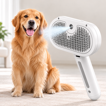 Pet Mist Grooming Brush for Dogs &  Cats 🐾
