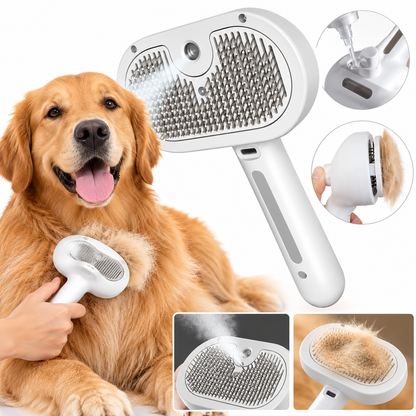 Pet Mist Grooming Brush for Dogs &  Cats 🐾