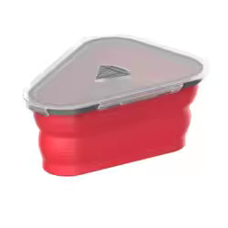 Collapsible Silicone Bento Box – Foldable Lunch Container with Lid for Food Storage