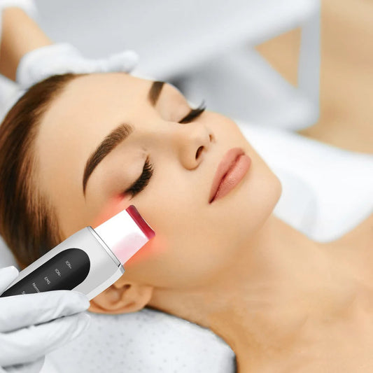 Ultrasonic Skin Scrubber – Electric Pore Cleaner & Facial Skincare Device