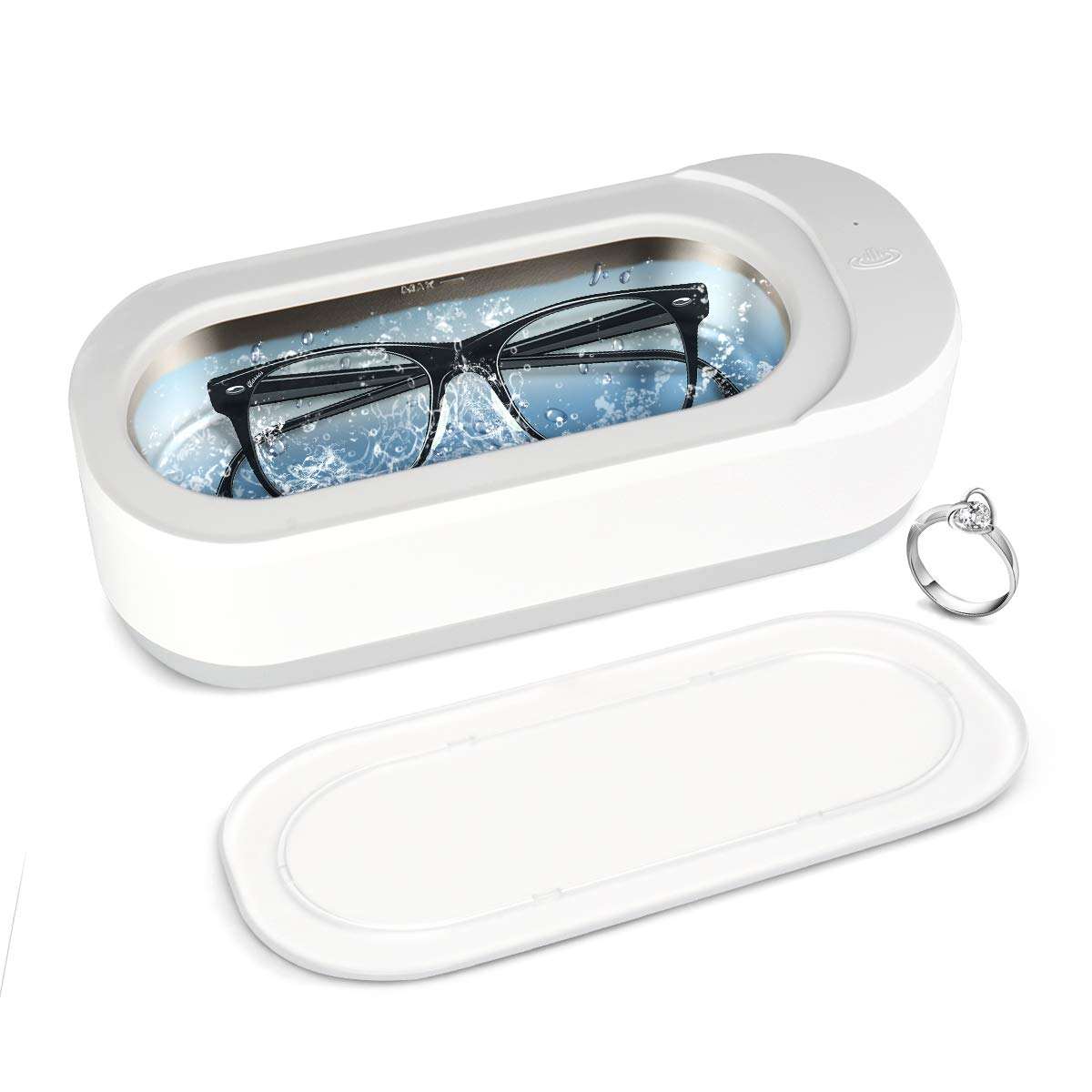 Portable Ultrasonic Cleaner – Mini Electric Jewelry, Glasses & Watch Cleaning Machine