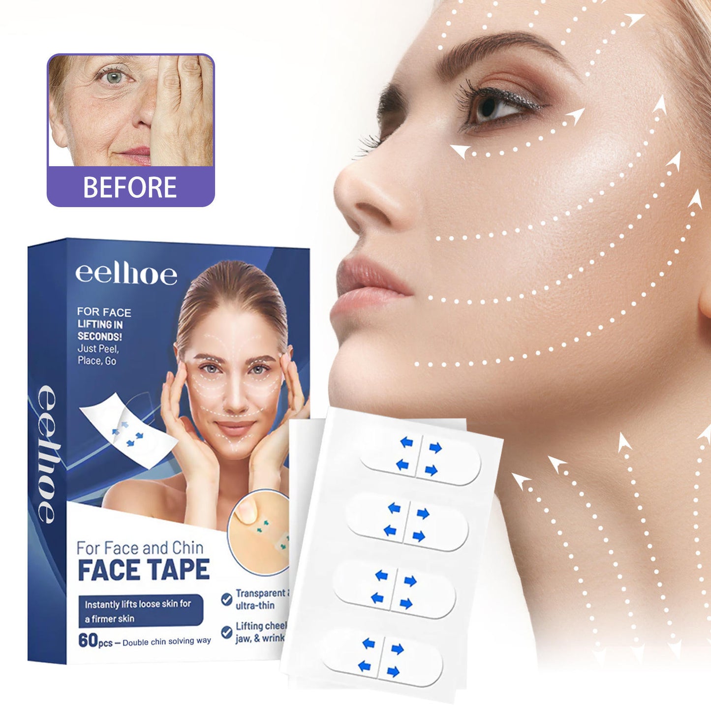 EELHOE Facial Care Patch – Breathable, Comfortable & Skin-Friendly Face Patches