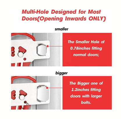 Portable Door Lock Security Device – Travel Privacy Lock for Hotels, Apartments & Home