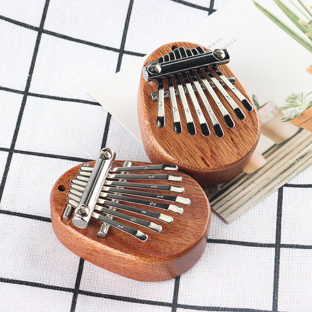 8-Key Mini Kalimba Thumb Piano – Portable Finger Harp for Beginners & Kids