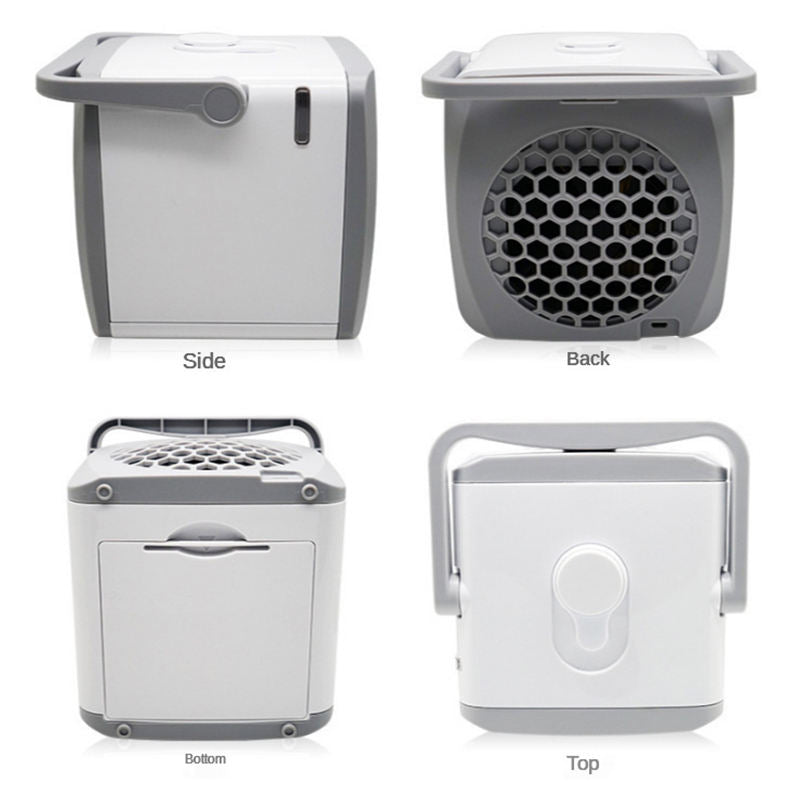 Mini Portable Air Cooler – 3-Speed USB Desk Fan with Humidifier & Water Cooling