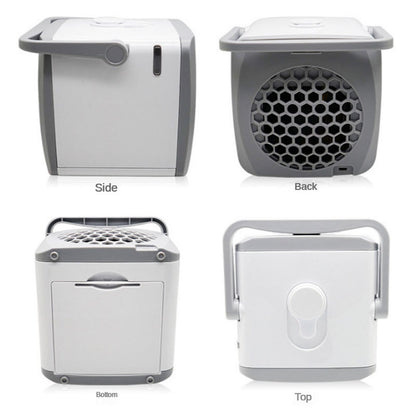 Mini Portable Air Cooler – 3-Speed USB Desk Fan with Humidifier & Water Cooling
