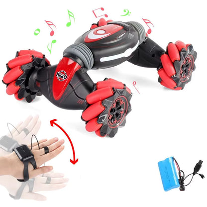 4WD Gesture Control Stunt Car – 360° Double-Sided RC Drift & Twister Crawler