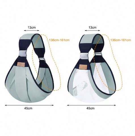 Baby Ring Sling Carrier – Multifunctional Toddler Wrap for Comfortable Hands-Free Carrying