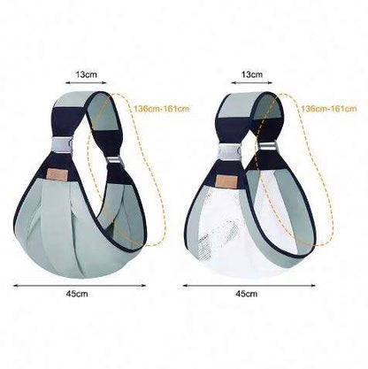 Baby Ring Sling Carrier – Multifunctional Toddler Wrap for Comfortable Hands-Free Carrying